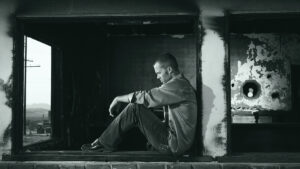 young man feeling depressed