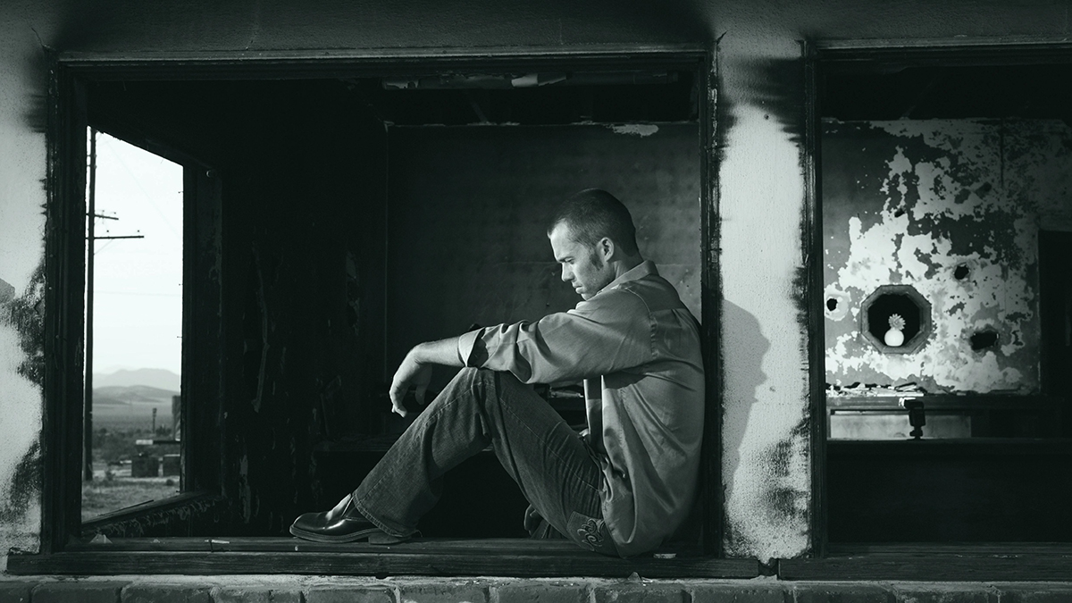 young man feeling depressed